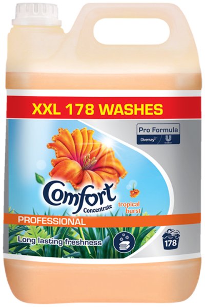 Comfort Prof Softener Conc Tropical Burst 178W 2x5LTR